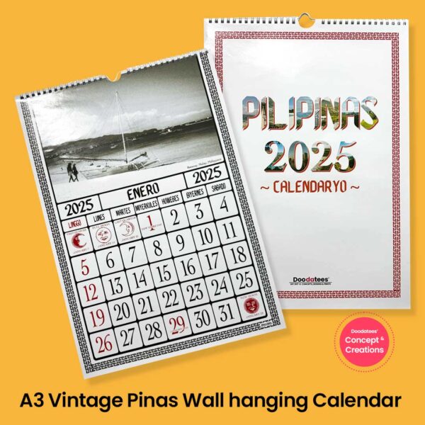 Vintage Pinas Calendar A3